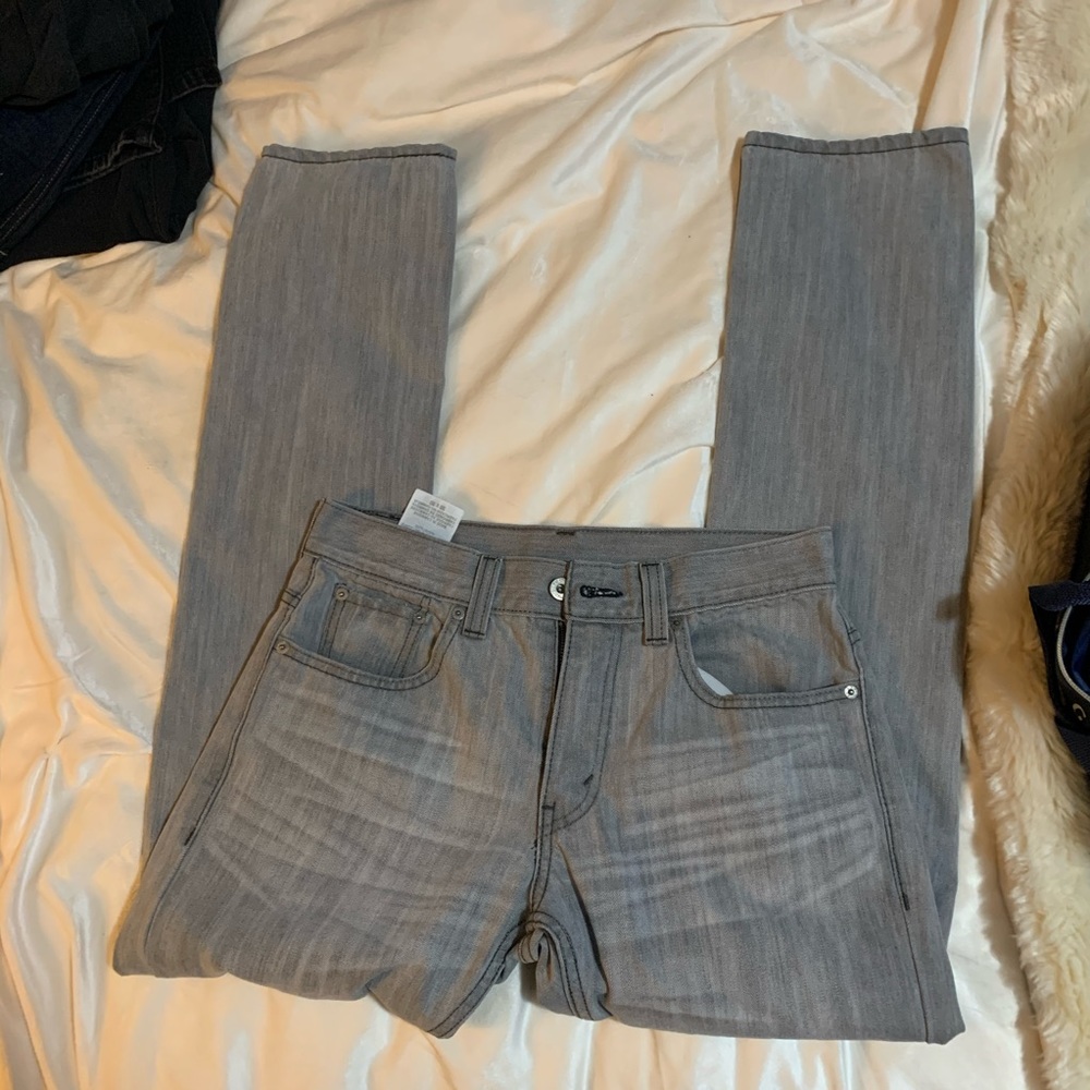 Levi’s 511 Mens Light Grey Skinny Jeans